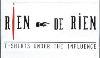 Imagen de RIEN DE RIEN T-SHIRTS UNDER THE INFLUENCE