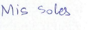 Imagen de MIS SOLES