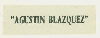 Imagen de AGUSTIN BLAZQUEZ