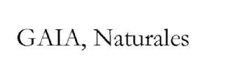 Imagen de GAIA, NATURALES
