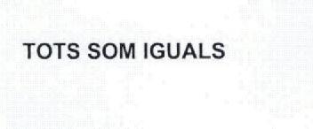 Imagen de TOTS SOM IGUALS