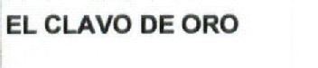 Imagen de EL CLAVO DE ORO
