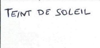 Imagen de TEINT DE SOLEIL