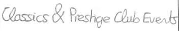 Imagen de CLASSICS & PRESTIGE CLUB EVENTS