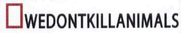 Imagen de WEDONTKILLANIMALS