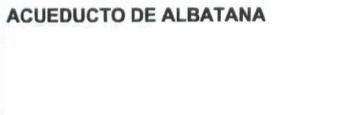 Imagen de ACUEDUCTO DE ALBATANA