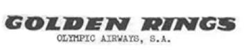 Imagen de GOLDEN RINGS OLYMPIC AIRWAYS, S.A