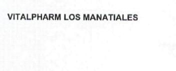 Imagen de VITALPHARM LOS MANANTIALES