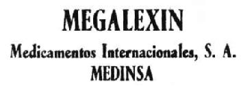 Imagen de MEGALEXIN MEDICAMENTOS INTERNACIONALES, S.A. MEDINSA
