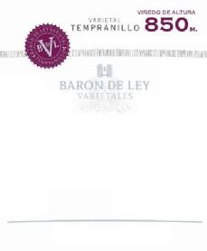 Imagen de BARON DE LEY VARIETALES. VARIETAL TEMPRANILLO VIÑEDO DE ALTURA 850 M