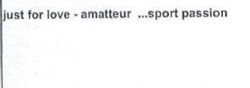 Imagen de JUST FOR LOVE - AMATTEUR ... SPORT PASSION