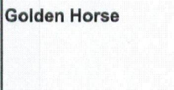 Imagen de GOLDEN HORSE