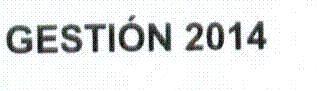 Imagen de GESTION 2014