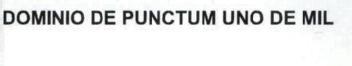Imagen de DOMINIO DE PUNCTUM UNO DE MIL