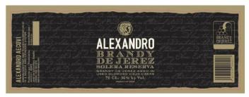 Imagen de ALEXANDRO BRANDY DE JEREZ