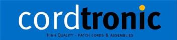 Imagen de CORDTRONIC HIGH QUALITY PATCH CORDS & ASSEMBLIES