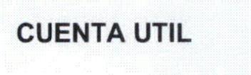 Imagen de CUENTA UTIL