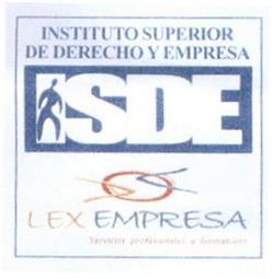 Imagen de INSTITUTO SUPERIOR DE DERECHO Y EMPRESA ISDE LEX EMPRESA SERVICIOS PROFESIONALES Y FORMATIVOS ANOTACIÓN DE DEMANDA