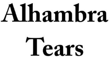 Imagen de ALHAMBRA TEARS