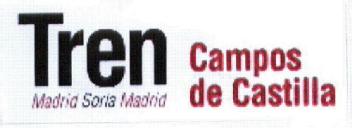 Imagen de TREN CAMPOS DE CASTILLA MADRID SORIA MADRID