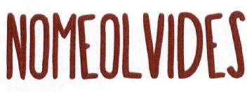 Imagen de NOMEOLVIDES