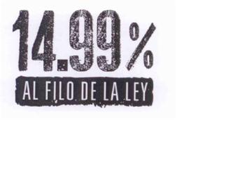 Imagen de 14.99% AL FILO DE LA LEY