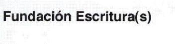 Imagen de FUNDACION ESCRITURA(S)