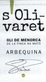 Imagen de SOLI-VARET OLI DE MENORCA DE LA FINCA NA MATO ARBEQUINA