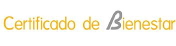 Imagen de CERTIFICADO DE BIENESTAR