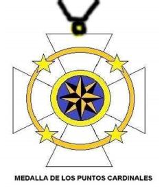 Imagen de MEDALLA DE LOS PUNTOS CARDINALES
