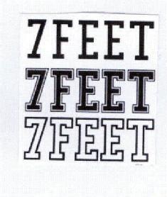 Imagen de 7 FEET 7 FEET 7 FEET