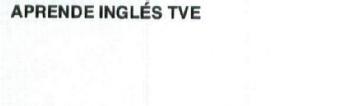 Imagen de APRENDE INGLES TVE