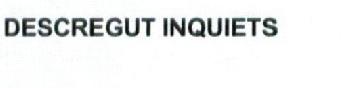 Imagen de DESCREGUT INQUIETS