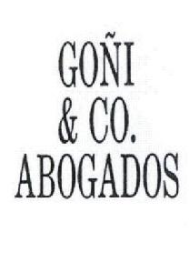 Imagen de GOÑI & CO. ABOGADOS