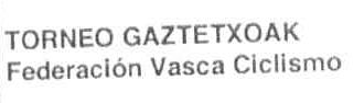 Imagen de TORNEO GAZTETXOAK FEDERACION VASCA CICLISMO