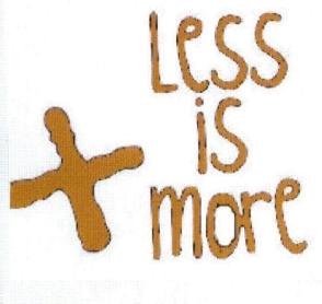Imagen de LESS IS MORE