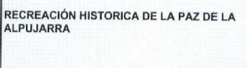 Imagen de RECREACION HISTORICA DE LA PAZ DE LA ALPUJARRA