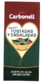 Imagen de CARBONELL IDEAL PARA TOSTADAS Y ENSALADAS ACEITE DE OLIVA VIRGEN EXTRA