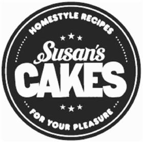 Imagen de HOMESTYLE RECIPES SUSAN\'S CAKES FOR YOUR PLEASURE