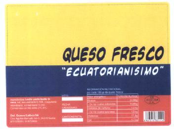 Imagen de QUESO FRESCO ECUATORIANISIMO