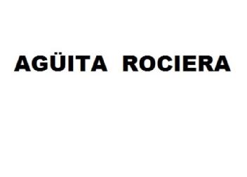 Imagen de AGÜITA ROCIERA