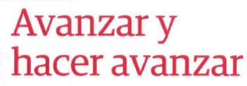 Imagen de AVANZAR Y HACER AVANZAR