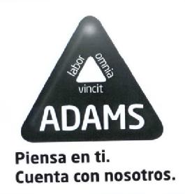 Imagen de LABOR OMNIA VINCIT ADAMS PIENSA EN TI. CUENTA CON NOSOTROS