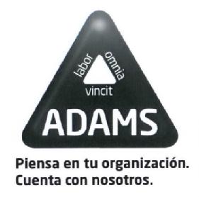 Imagen de LABOR OMNIA VINCIT ADAMS PIENSA EN TU ORGANIZACION. CUENTA CON NOSOTROS