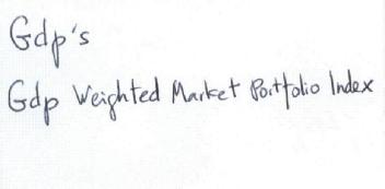 Imagen de GDP\'S GDP WEIGHTED MARKET PORTFOLIO INDEX