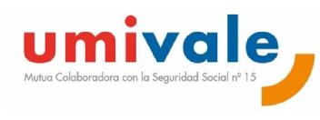 Imagen de UMIVALE MUTUA COLABORADORA CON LA SEGURIDAD SOCIAL N. 15