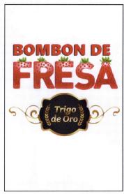Imagen de BOMBON DE FRESA TRIGO DE ORO