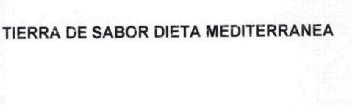 Imagen de TIERRA DE SABOR DIETA MEDITERRANEA