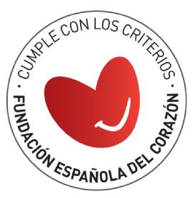 Imagen de CUMPLE CON LOS CRITERIOS FUNDACION ESPAÑOLA DEL CORAZON