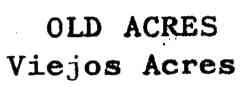 Imagen de OLD ACRES
